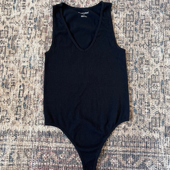 Bluenotes black Ribbed Bodysuit - Picture 1 of 2